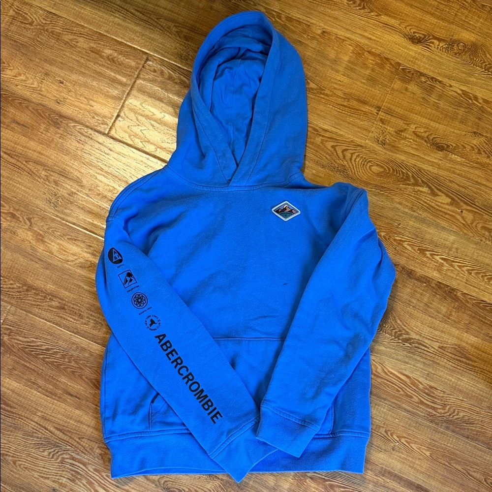 Boys Abercrombie Blue Hoodie